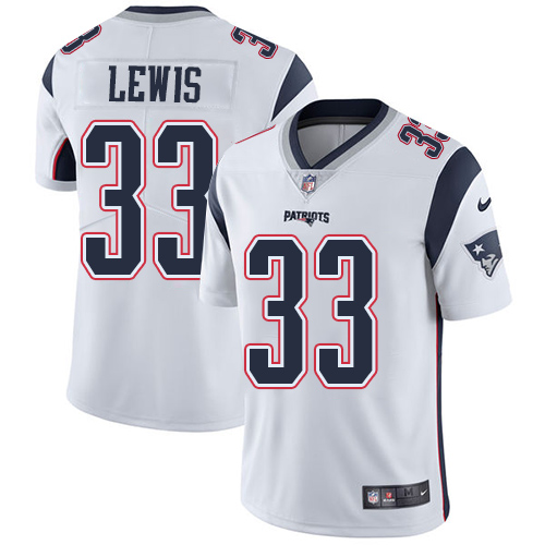 Nike Patriots #33 Dion Lewis White Youth Stitched NFL Vapor Untouchable Limited Jersey - Click Image to Close
